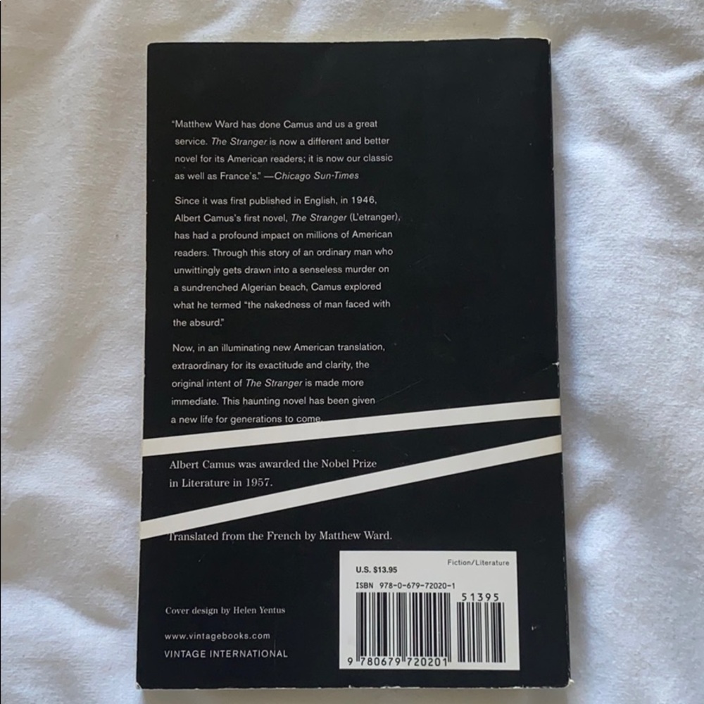 Book: The Stranger by Albert Camus - Picture 2 of 2